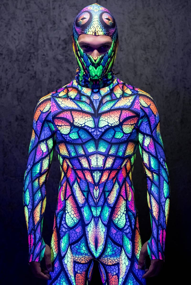 neon-chameleon-men-costume-close-view-uv