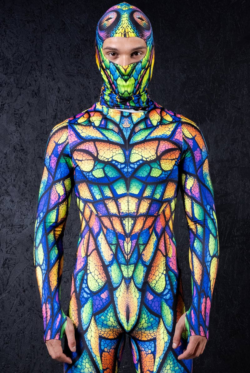 neon-chameleon-men-costume-close-view
