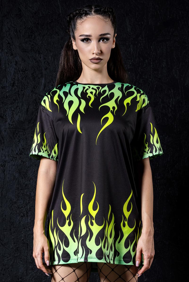 neon shirt dress Nishijin Neon T-shirt Dress, 6XL