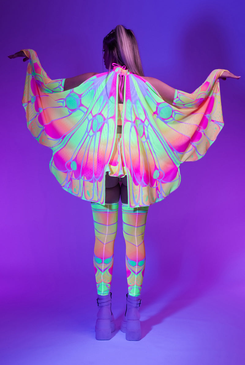 neon-moth-rave-mini-skirt-set-back-view-uv