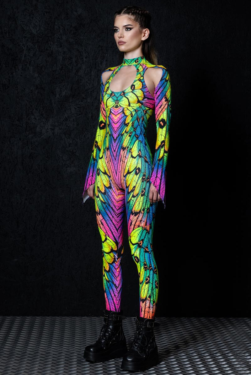 Neon Nymph Cut Out Costume Side View