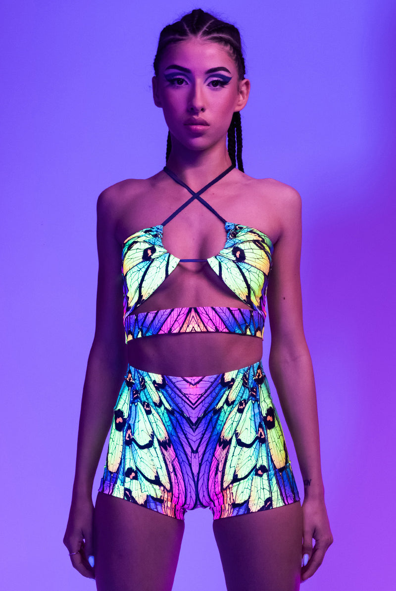neon-nymph-v-string-crop-top-close-view-uv