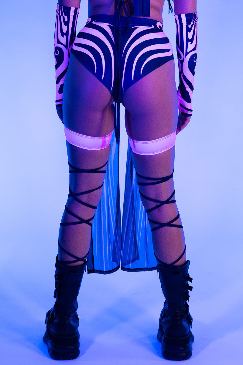Neon Pink Rave Leg Аccessories
