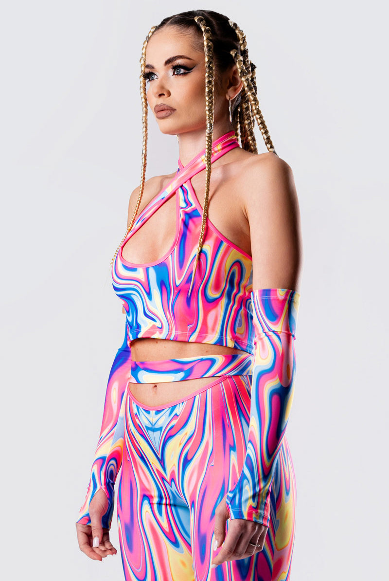 Neon Sweetness Criss Cross Halter Top, Pink Halter Top, Rave Tops, Festival Top, Spandex Top, Neon Crop Top, Sleeveless Crop Top, Criss Cross Top, S Neon Sweetness Criss Cross Halter Top, Pink Halter Top, Rave Tops, Festival Top, Spandex Top, Neon Crop Top, Sleeveless Crop Top, Criss Cross Top, S