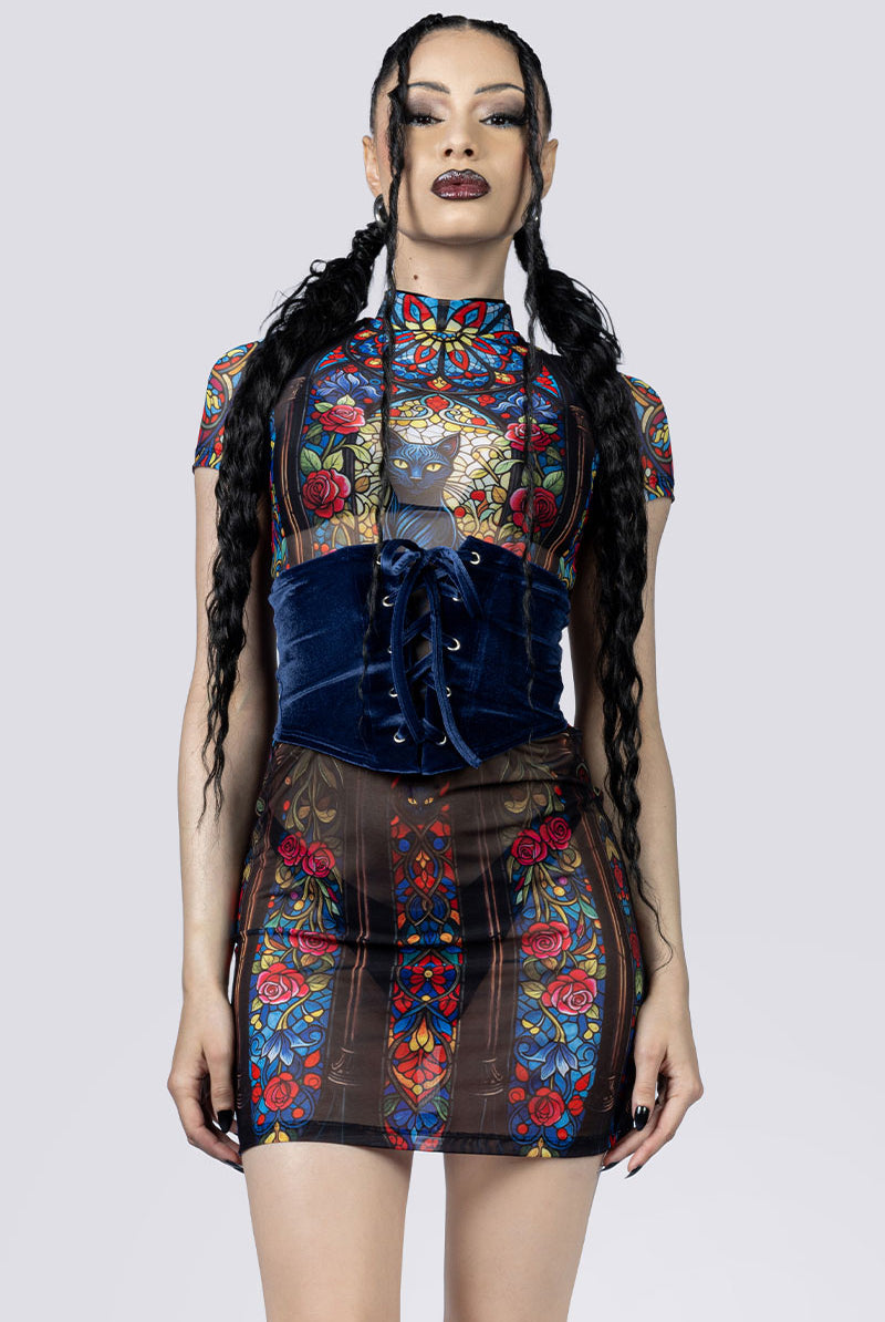 Nightfall Corset Belt Close Up Gothic Outfits
