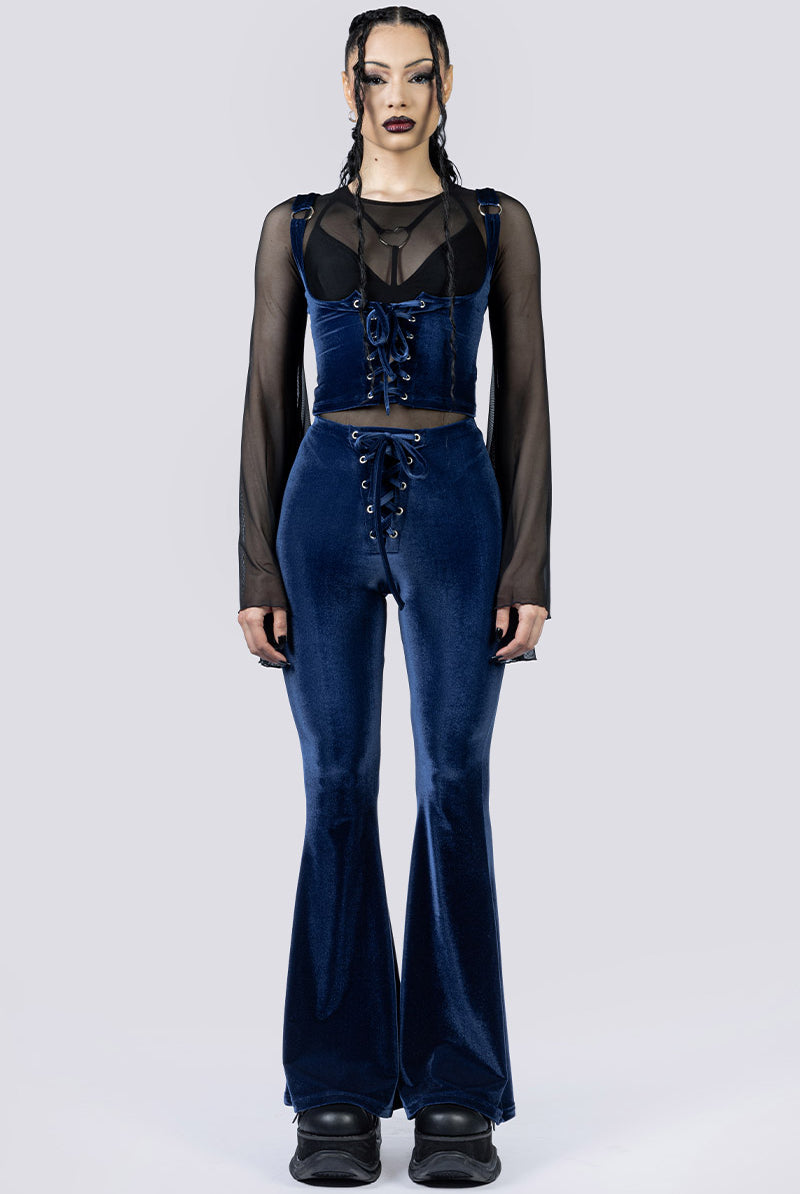 Nightfall Underbust Corset Front Gothic Clothing