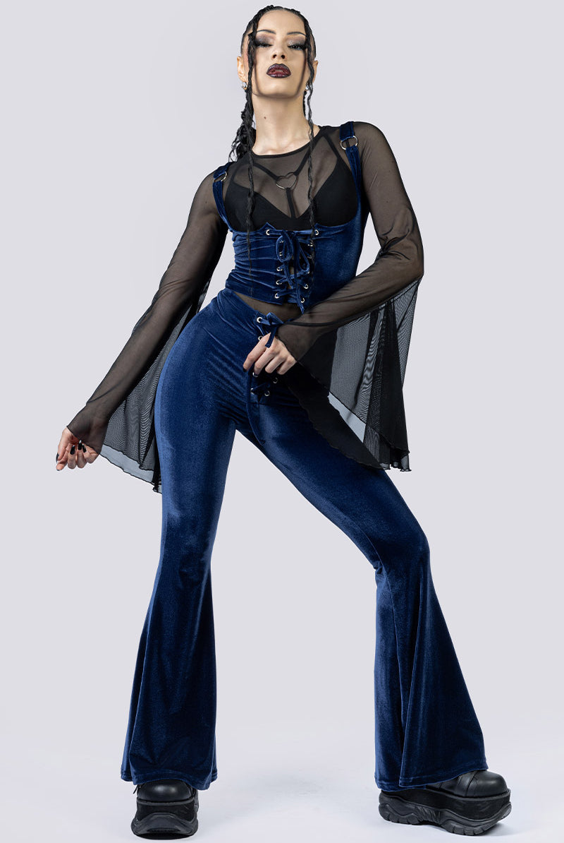 Nightfall Underbust Corset Full Body Gothic Outfits