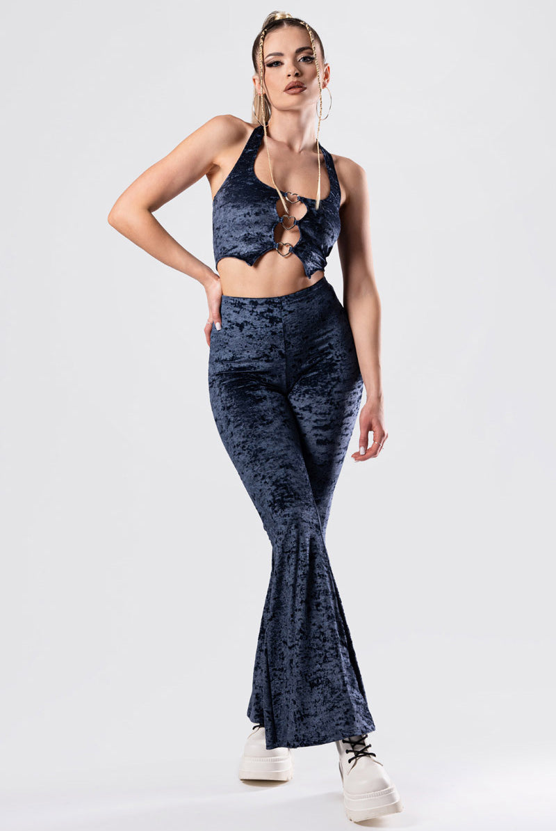 nightshade-flare-pants-blue-velvet-set-front-view