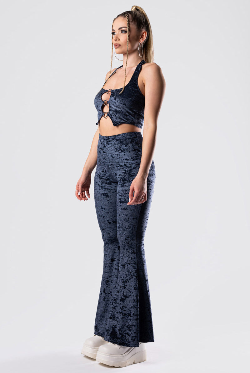 nightshade-flare-pants-set-blue-velvet-side-view