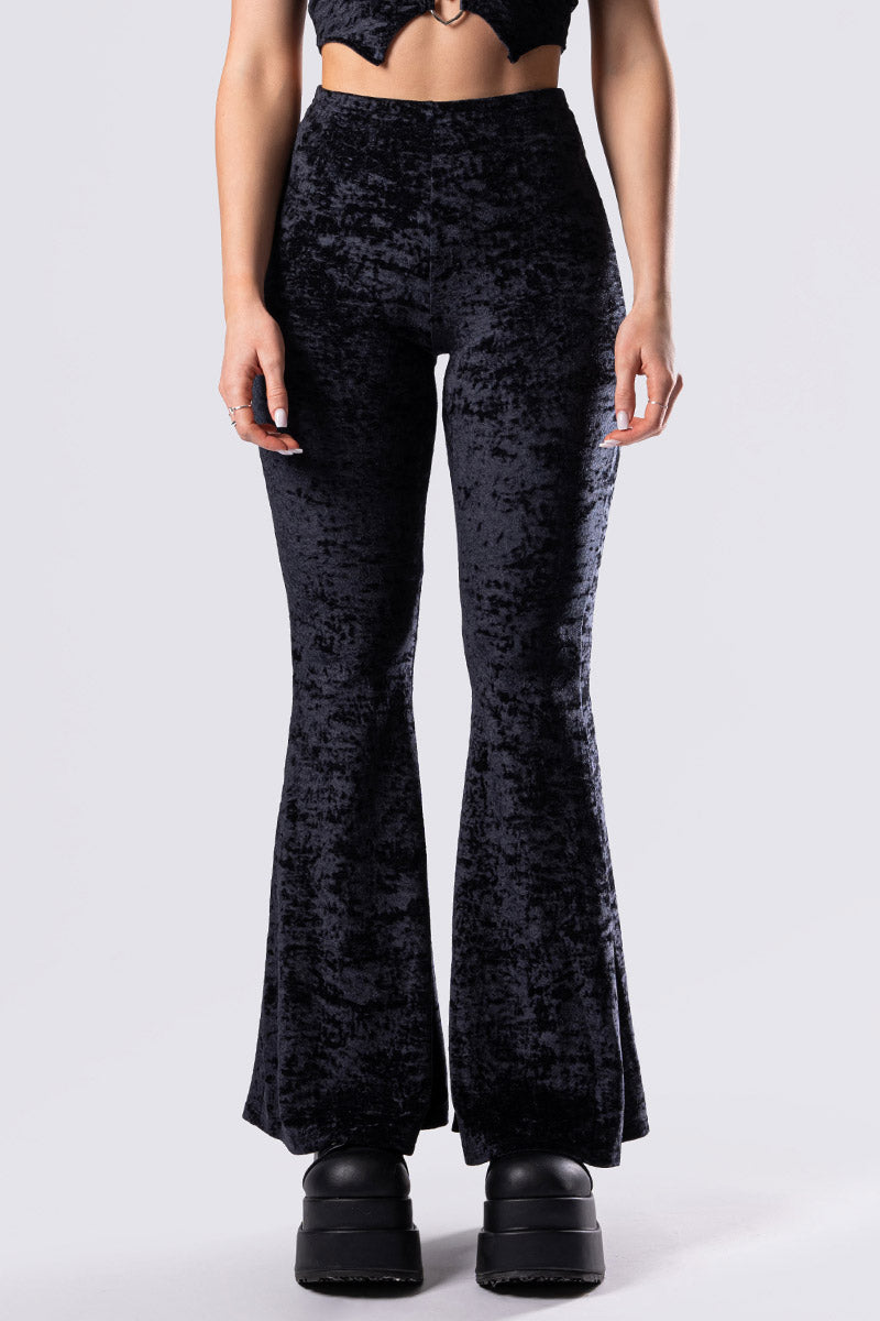 obsidian-muse-flare-pants-black-velvet-close-front-view