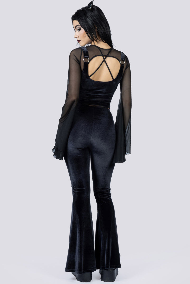 Obsidian Muse Underbust Corset Back Gothic Outfits