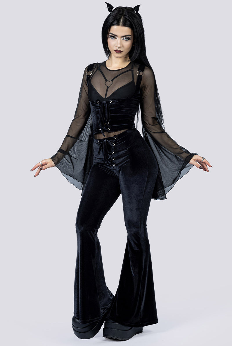 Obsidian Muse Underbust Corset Full Body Gothic Clothes