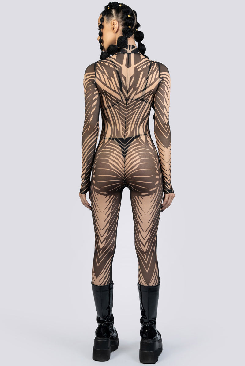 Off Grid Mesh Costume Rave Wear