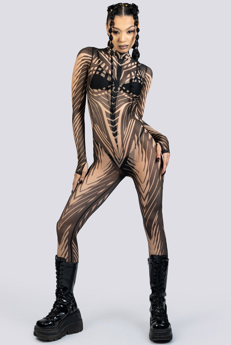 Off Grid Mesh Costume Rave Outfit