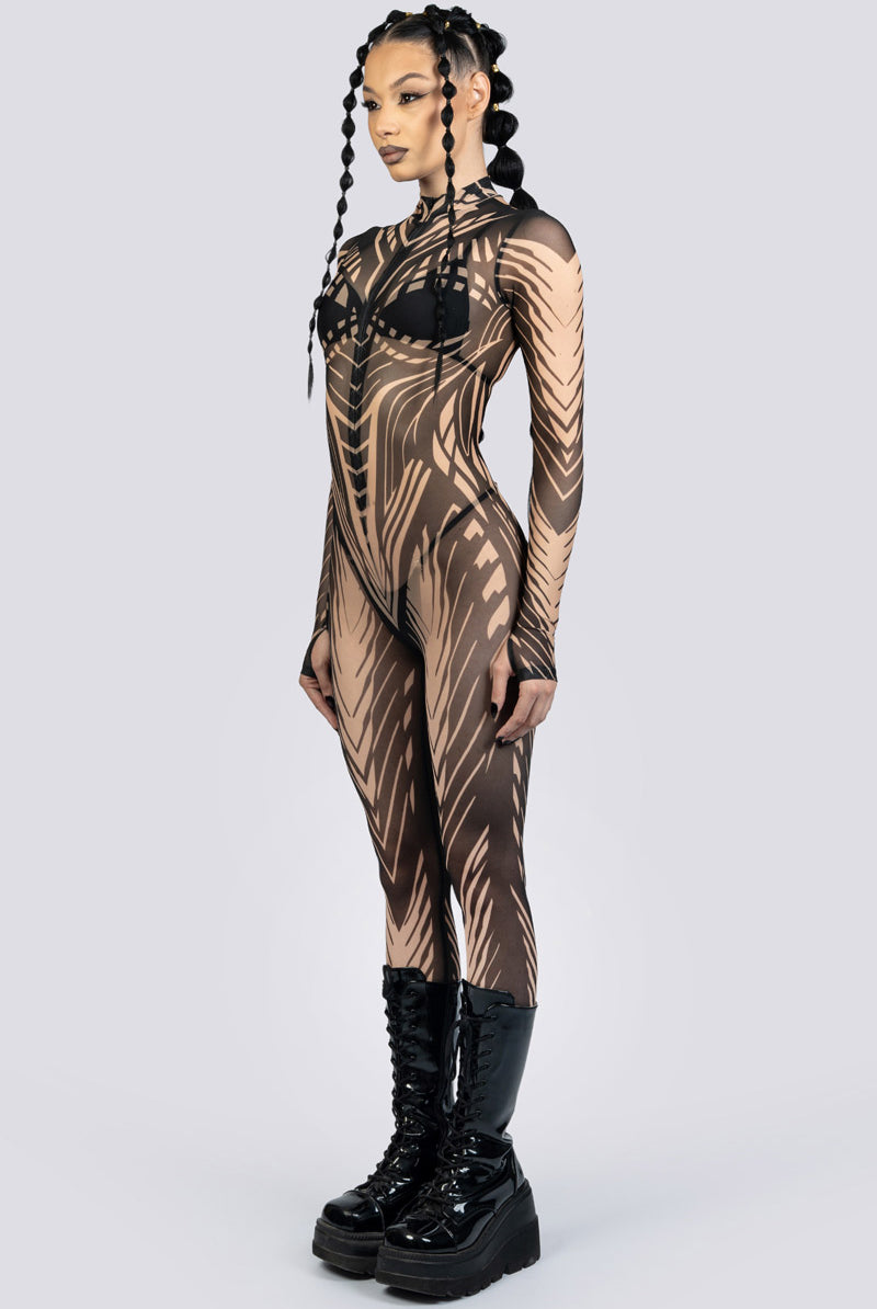 Off Grid Mesh Costume Festival Clothing