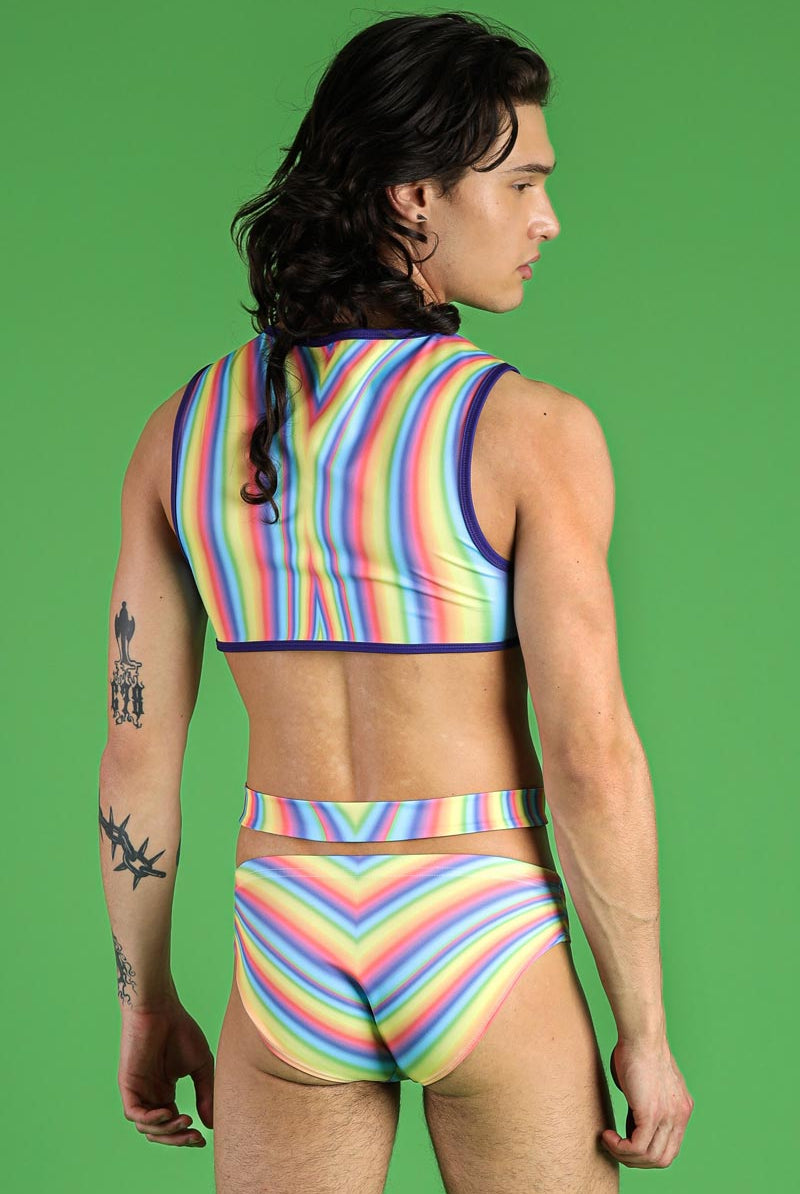 Pastel Vision Men's Pride Set Back View