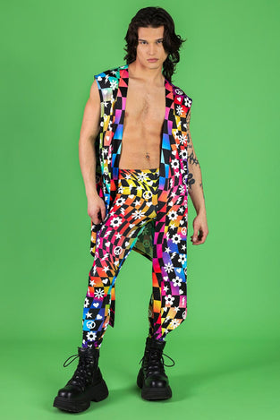 Peaceful Love Men's Kimono Full View