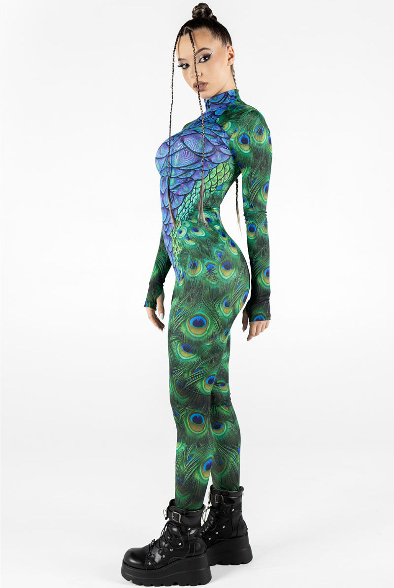 Peacock Costume Side View