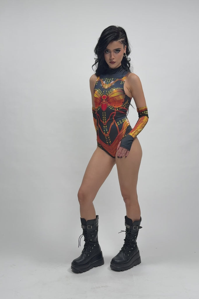 Daughter Of Ra Sleeveless Bodysuit Halloween Costume Women