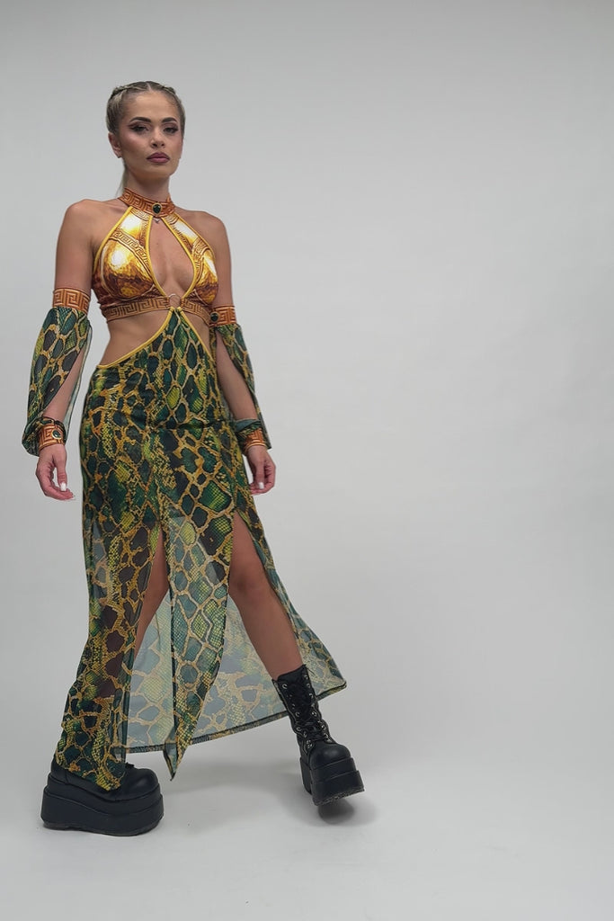 Gorgona Medusa Dress Halloween Style
