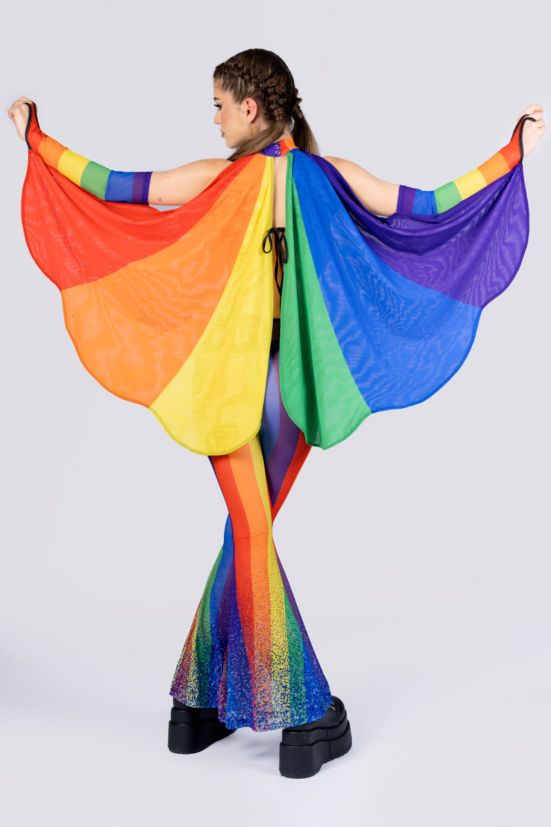 pride mesh dress Pride Queen Mesh Open Back Jumpsuit
