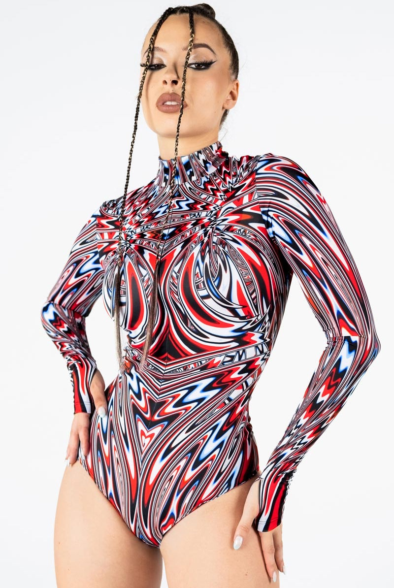 Primal Pulse Long Sleeved Bodysuit Side View