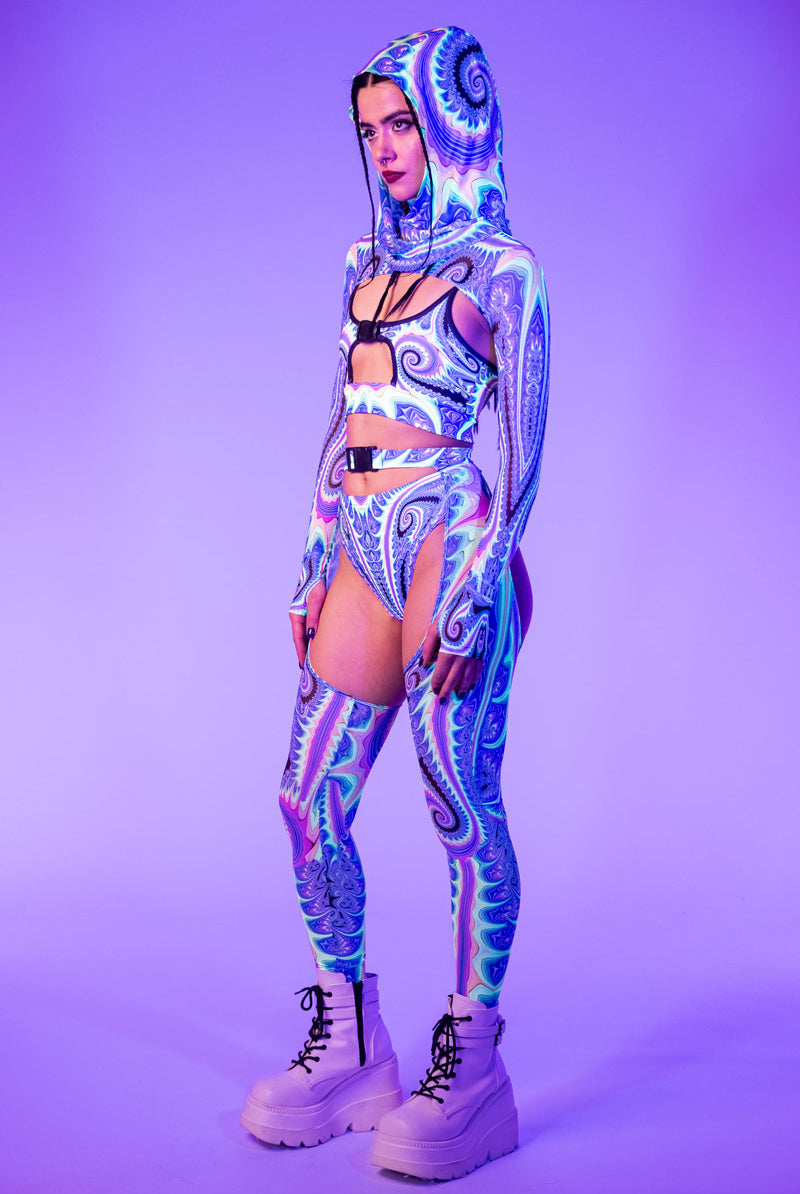 Psychedelica Chap Pants Set Side UV View