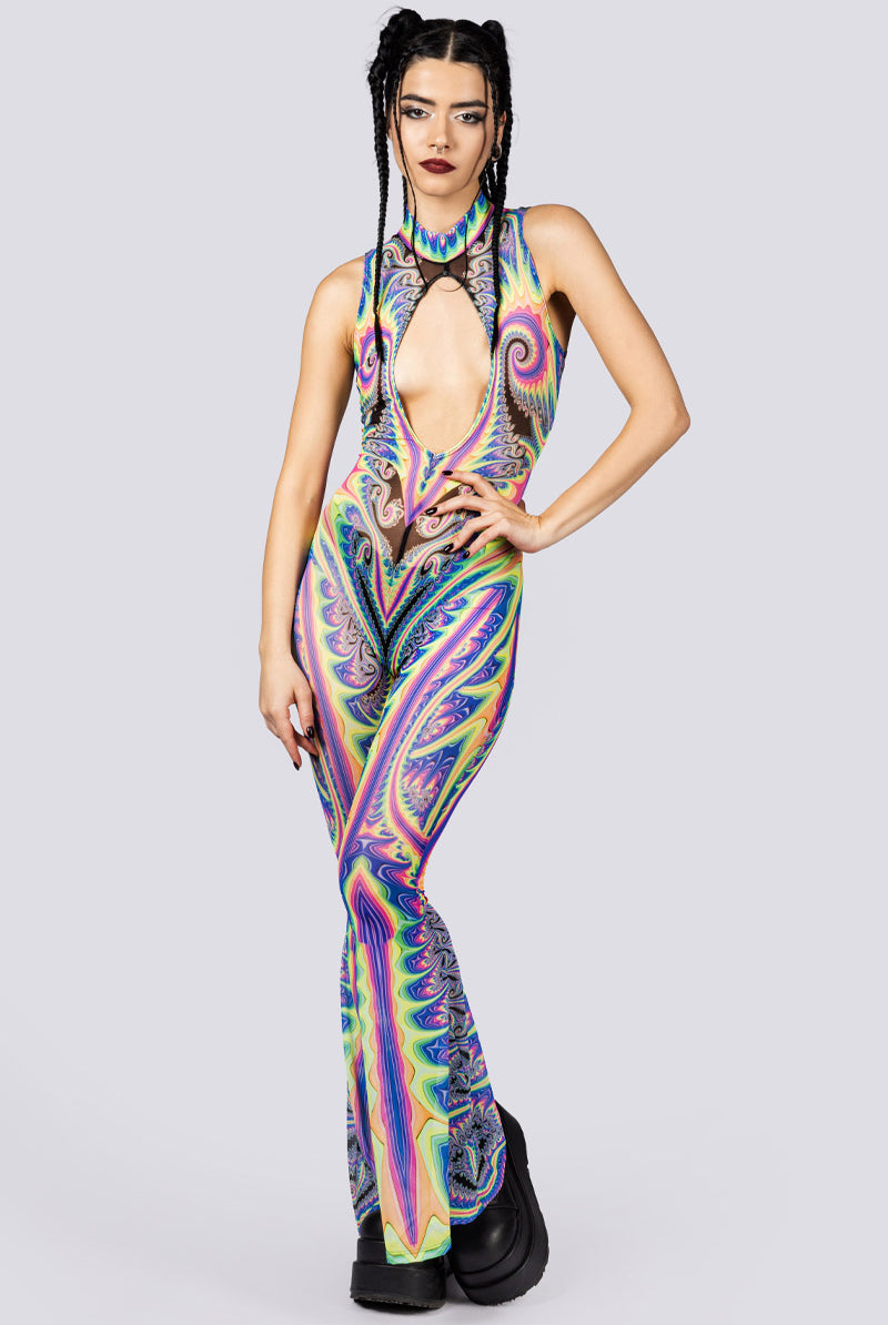 Psychedelica Rave Hood Front View