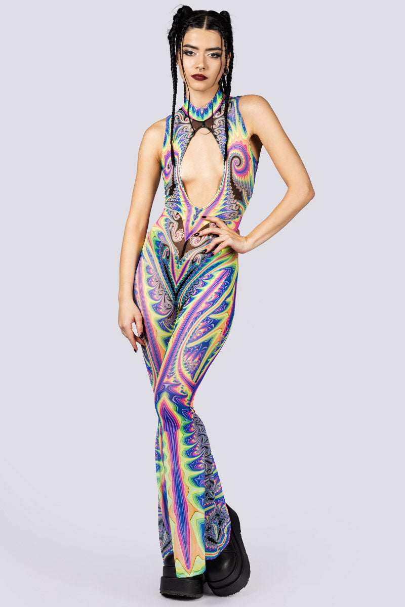 Psychedelica Rave Hood Front View