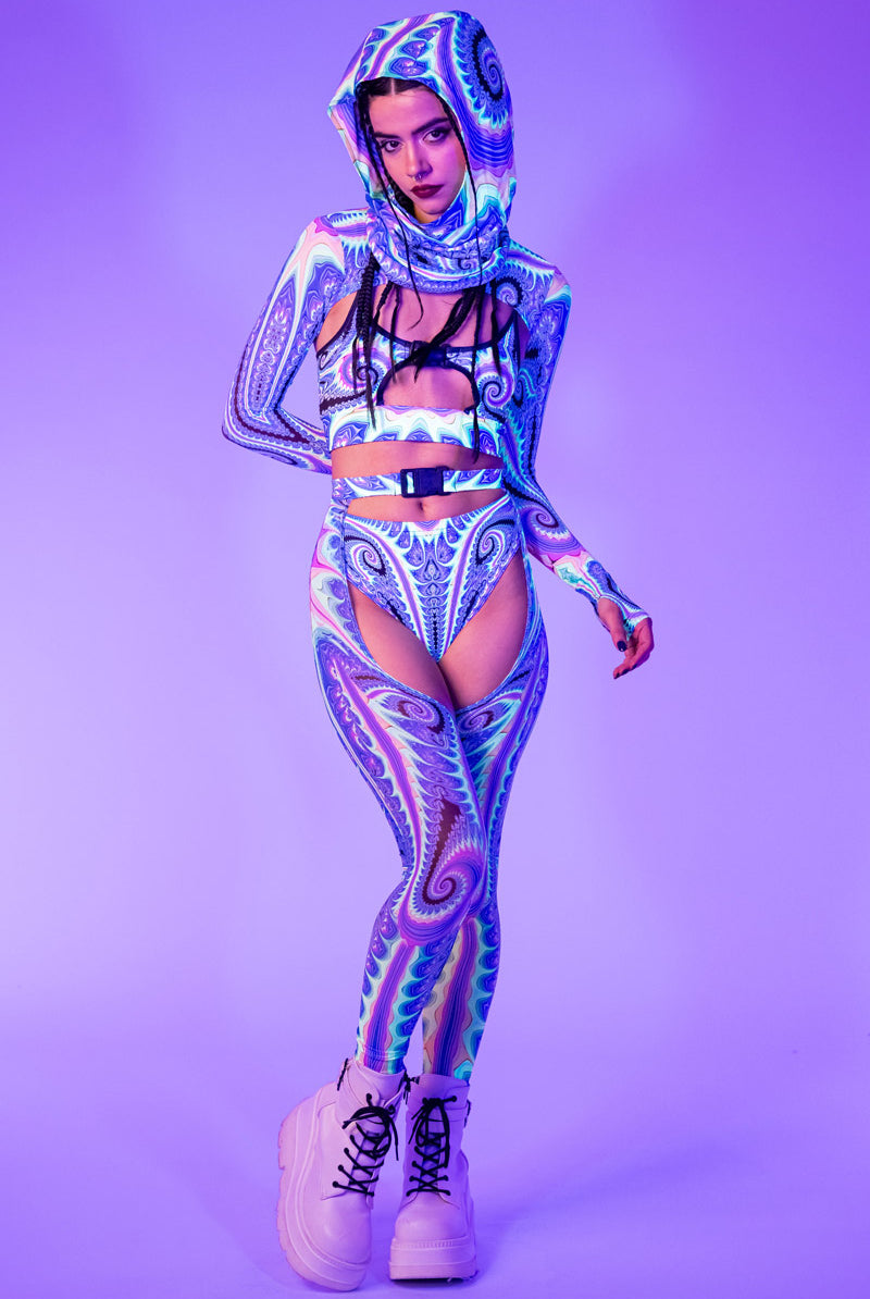 Psychedelica Two Piece Top Full View