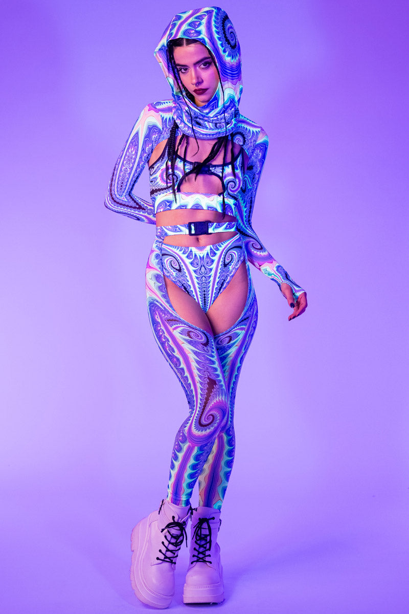 Psychedelica Two Piece Top Full View