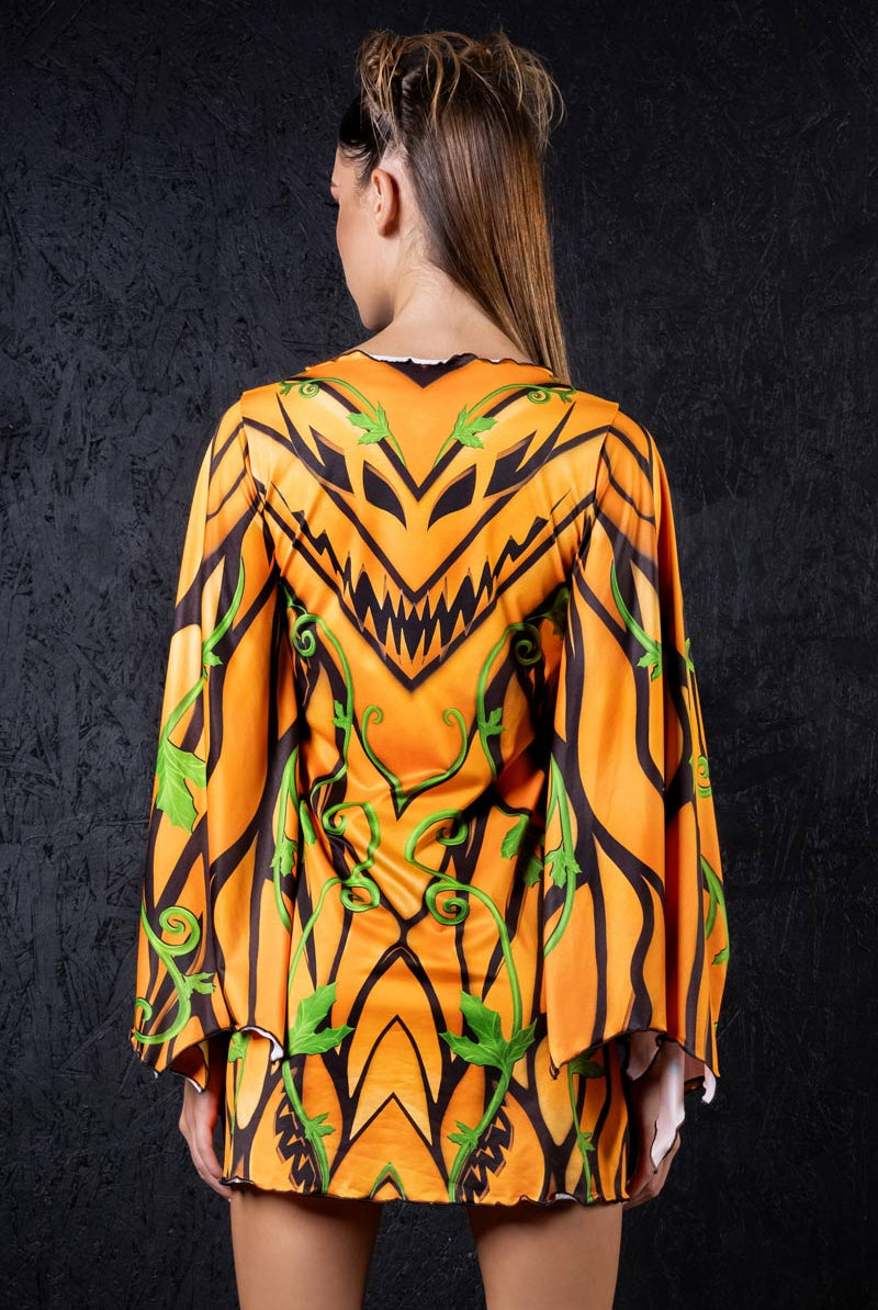 pumpkin-bell-sleeve-dress-back-view