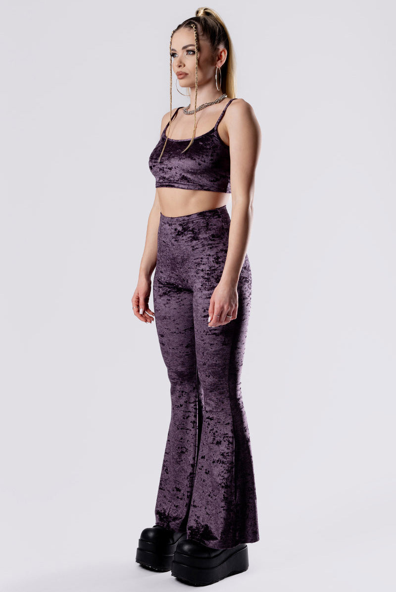 purple-smoke-flare-pants-set-purple-velvet-side-view