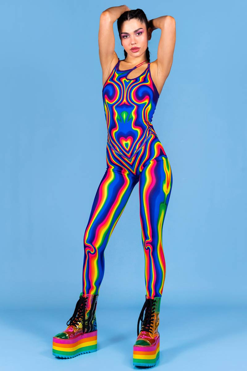 Rainbow Rave Outfits for Women | Devil Walking