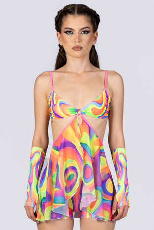 rainbow-mess-high-waisted-shorts-set-close-view