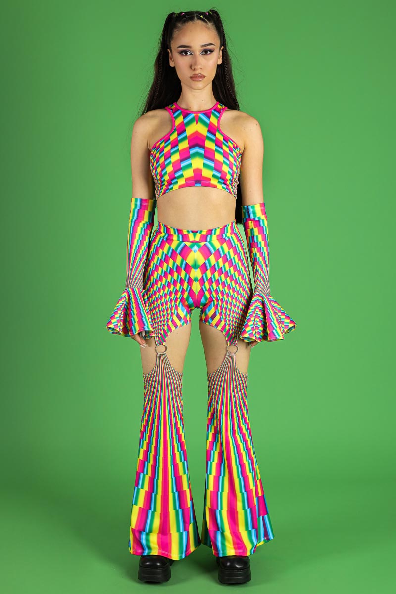 RING Dot Flared Pants main image 1