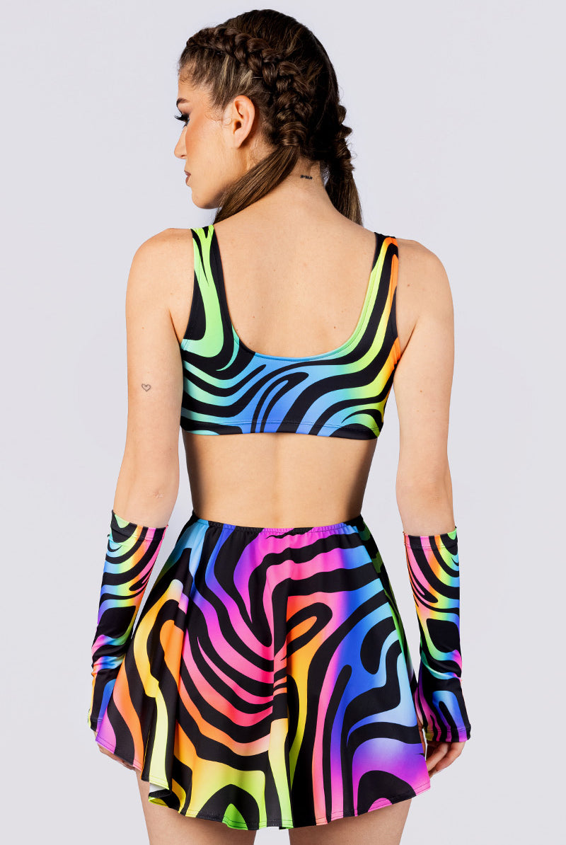 zebra skater dress Warehouse Women's Petite Viscose Zebra Jacquard Skater Dress