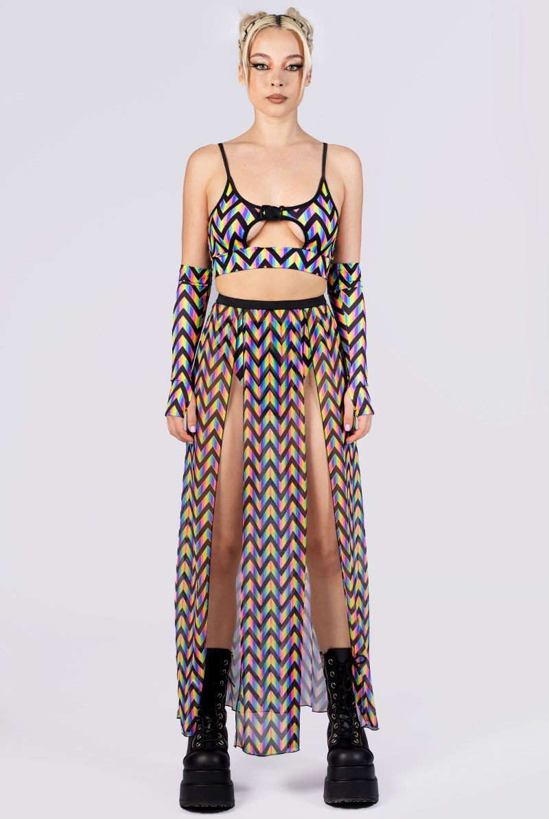 rainbow-zig-zag-mesh-skirt-front-view