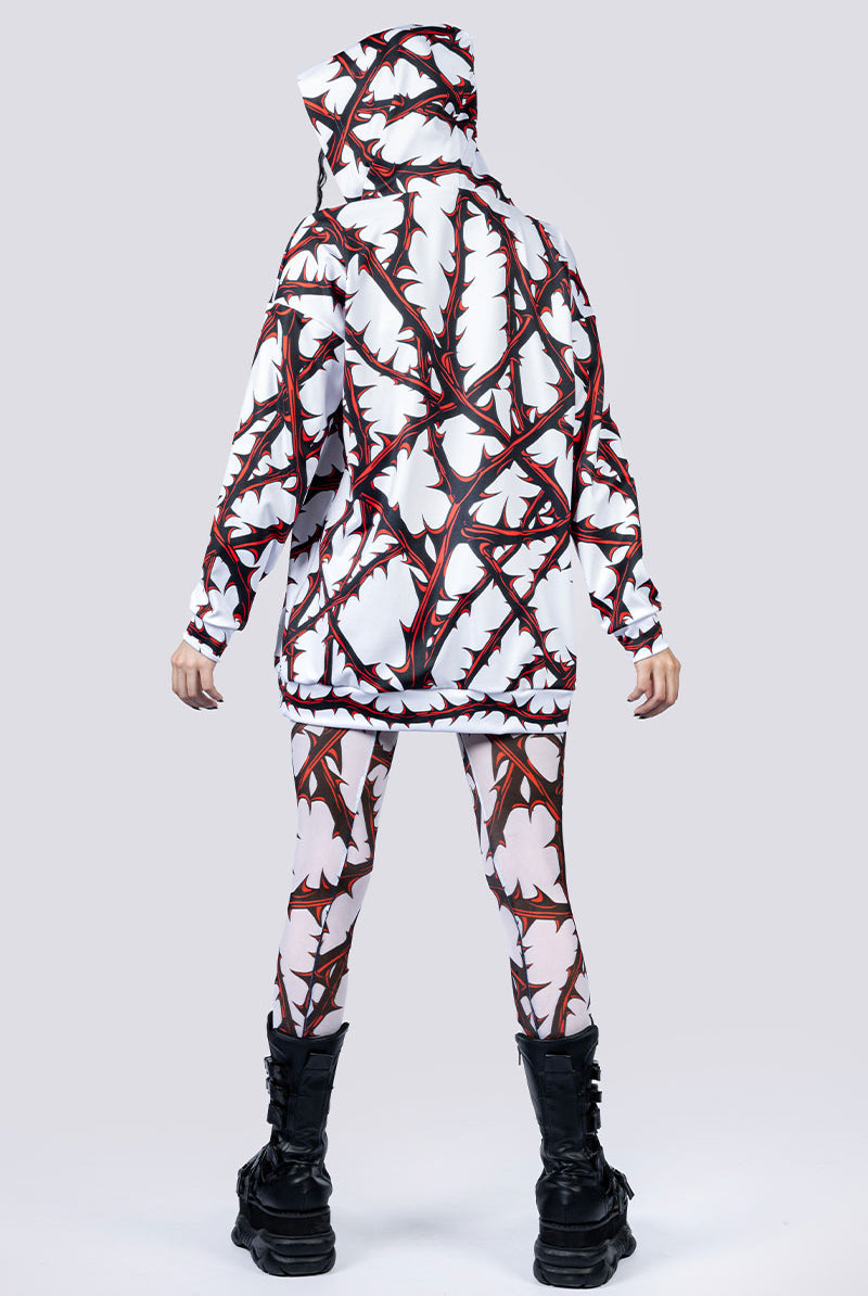 Razorvine Hoodie With Mask Back Dark Fashion