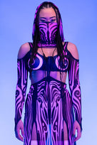 Rave Outfit Ritual Temptress Slit Maxi Dress