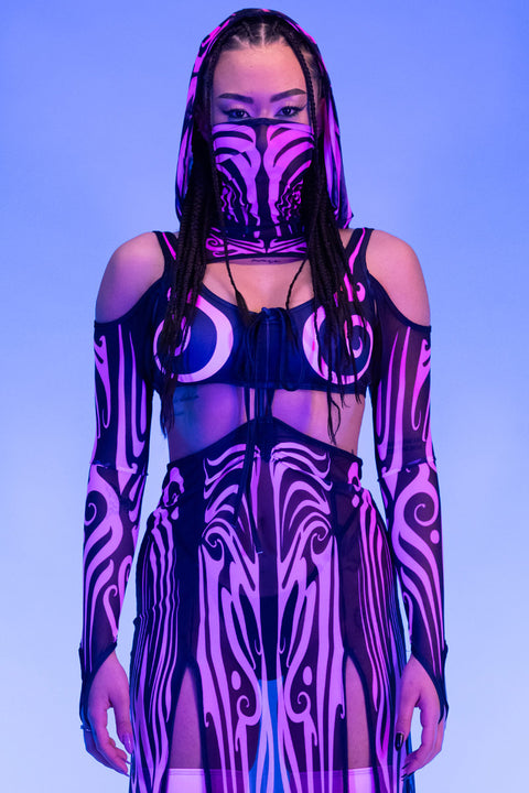 Rave Outfit Ritual Temptress Slit Maxi Dress