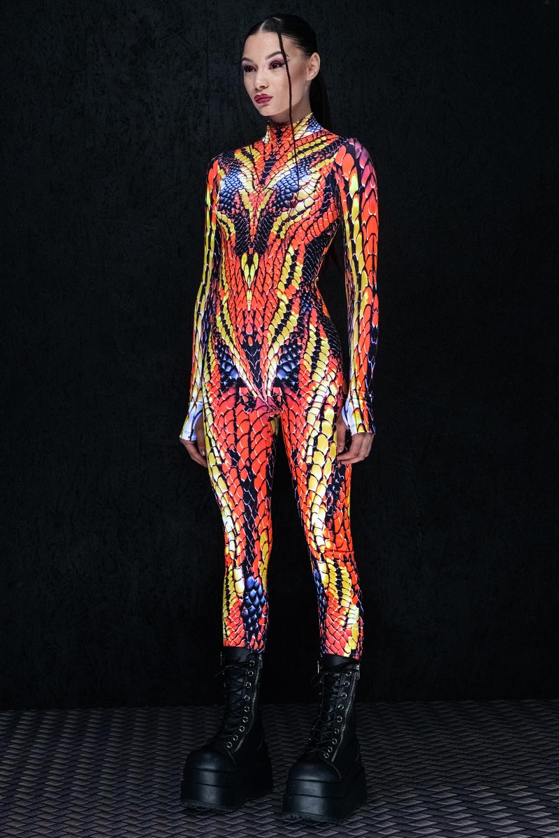 Sand Viper Snake Halloween Costume for Women | Devil Walking