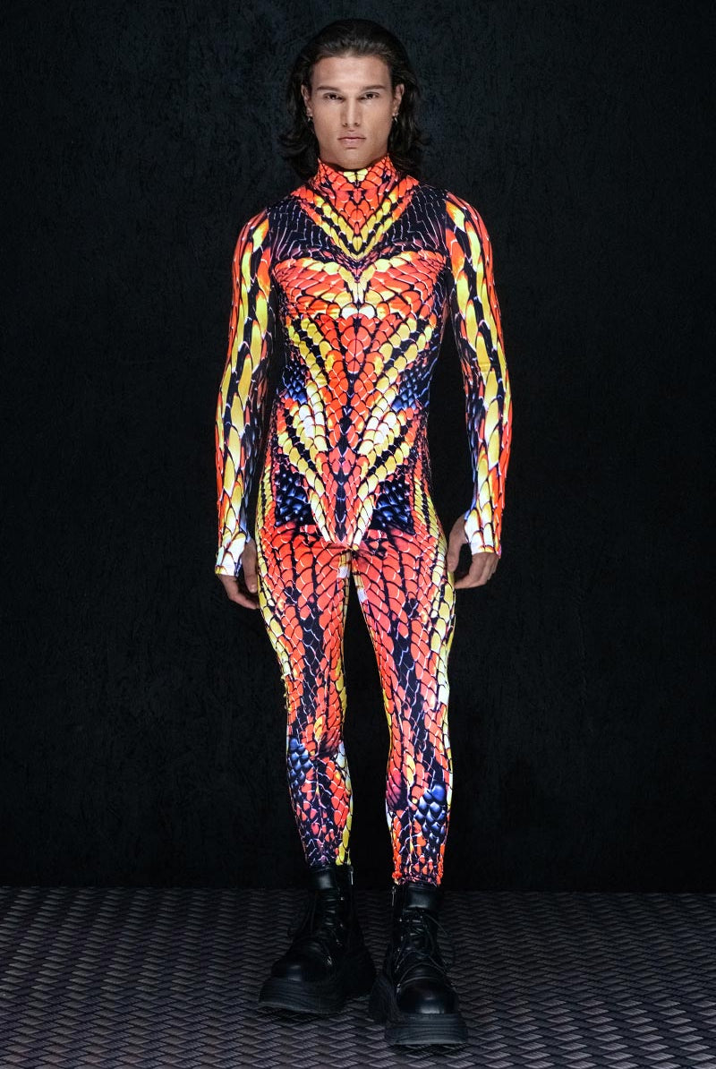 Sand Viper Men's Costume UV Front View