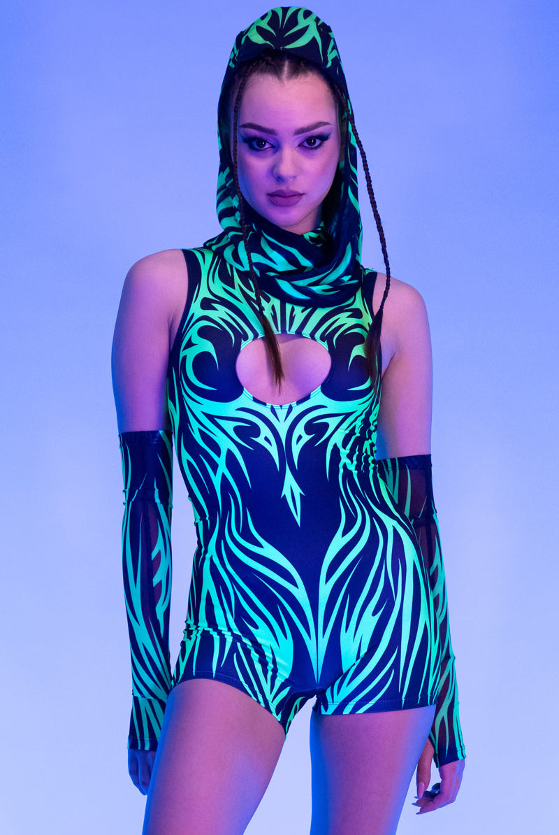 Savage Aura Cut Out Romper