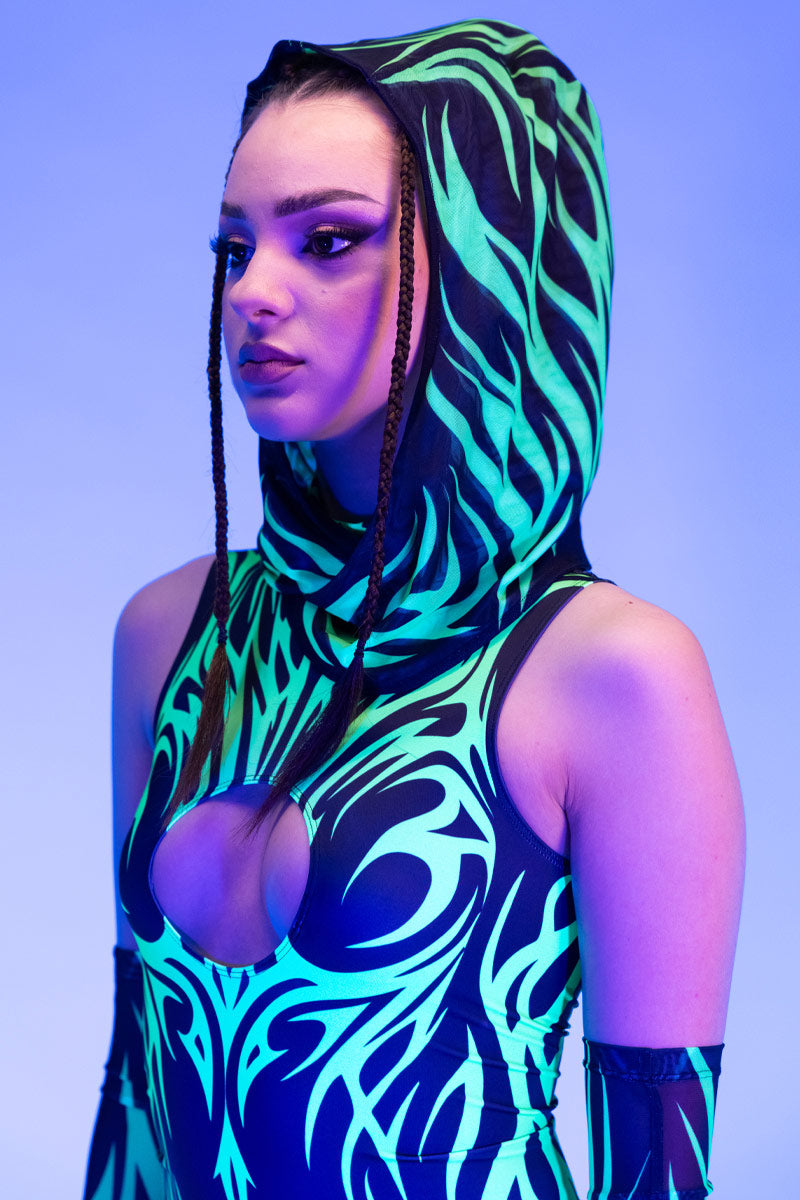 Savage Aura Rave Hood