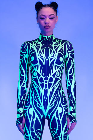 Rave Outfit See U Rave Costume Close Up Neon