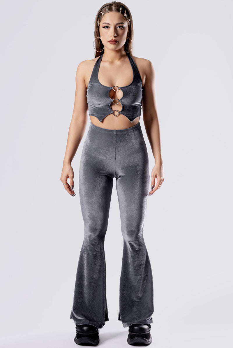 silver-sass-flare-pant-front-view