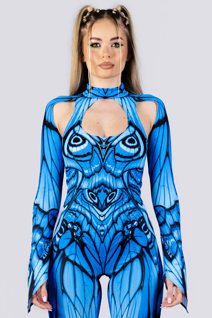 Rave Outfit Sky Enchantress Cut Out Costume Close View