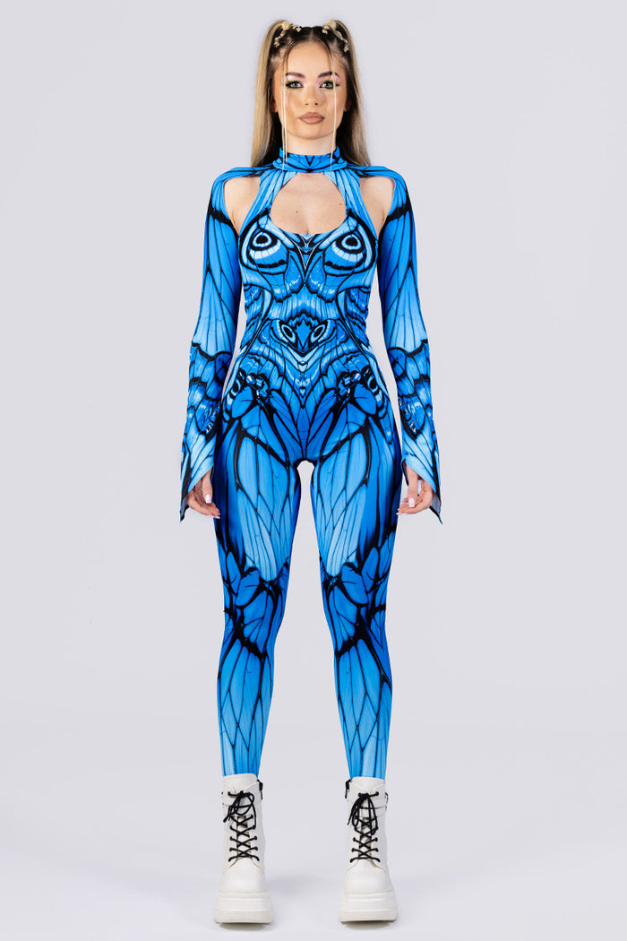 Rave Outfit Sky Enchantress Cut Out Costume Front View