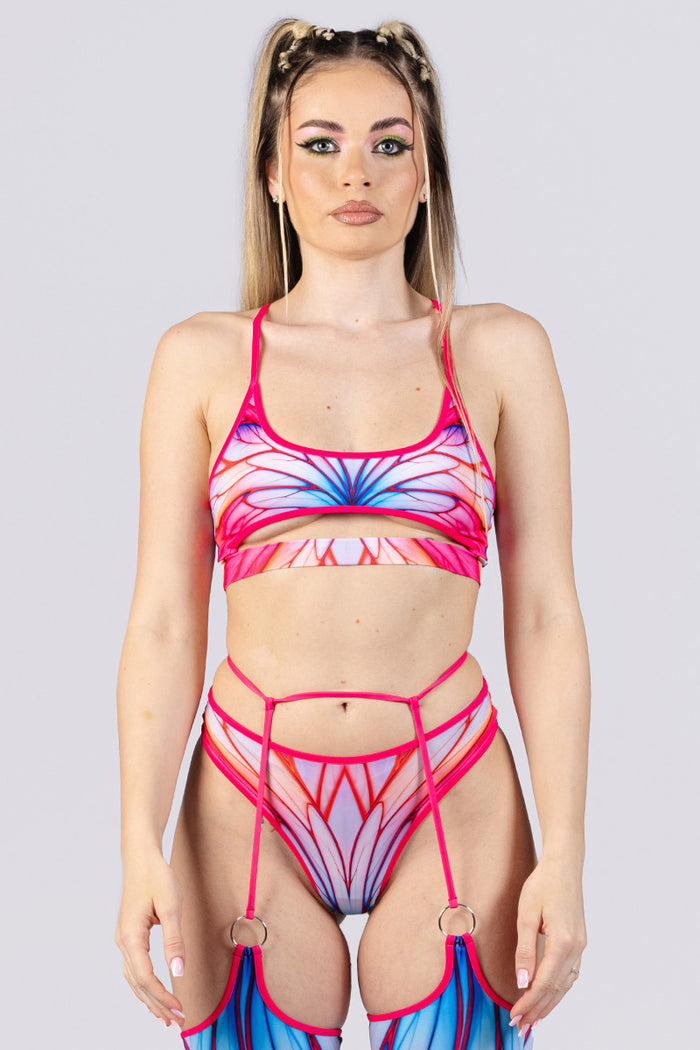 Rave Outfit Skyblush Fairy O Ring Chaps Set Close View